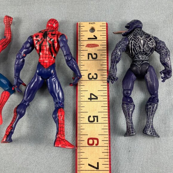 Lot of 4 Spider-Man Purple Venom Action Figures Marvel - Picture 5 of 5